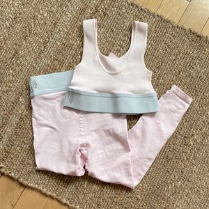 Free People Movement Pink/Grey Set